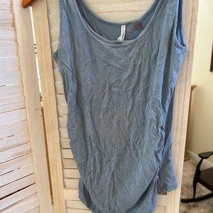 Seraphine maternity blue tank